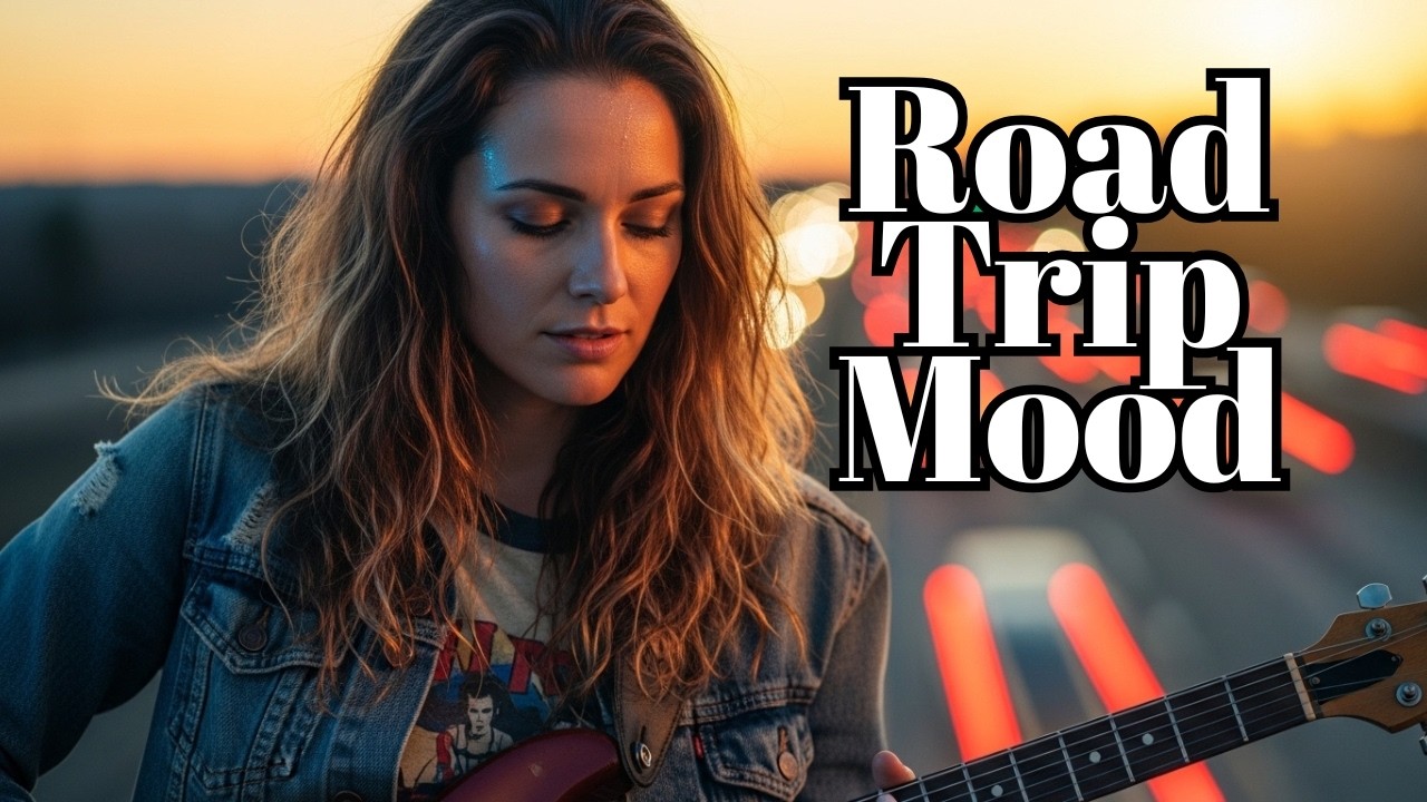 Melodic Soft Rock Guitar Instrumental for Road Trip Memories