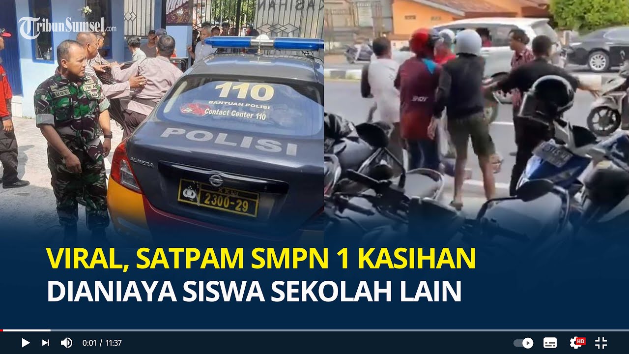 Viral, Satpam SMPN 1 Kasihan Bantul Dianiaya Siswa Sekolah Lain, Niat Kejar Pelaku Malah jadi Korban