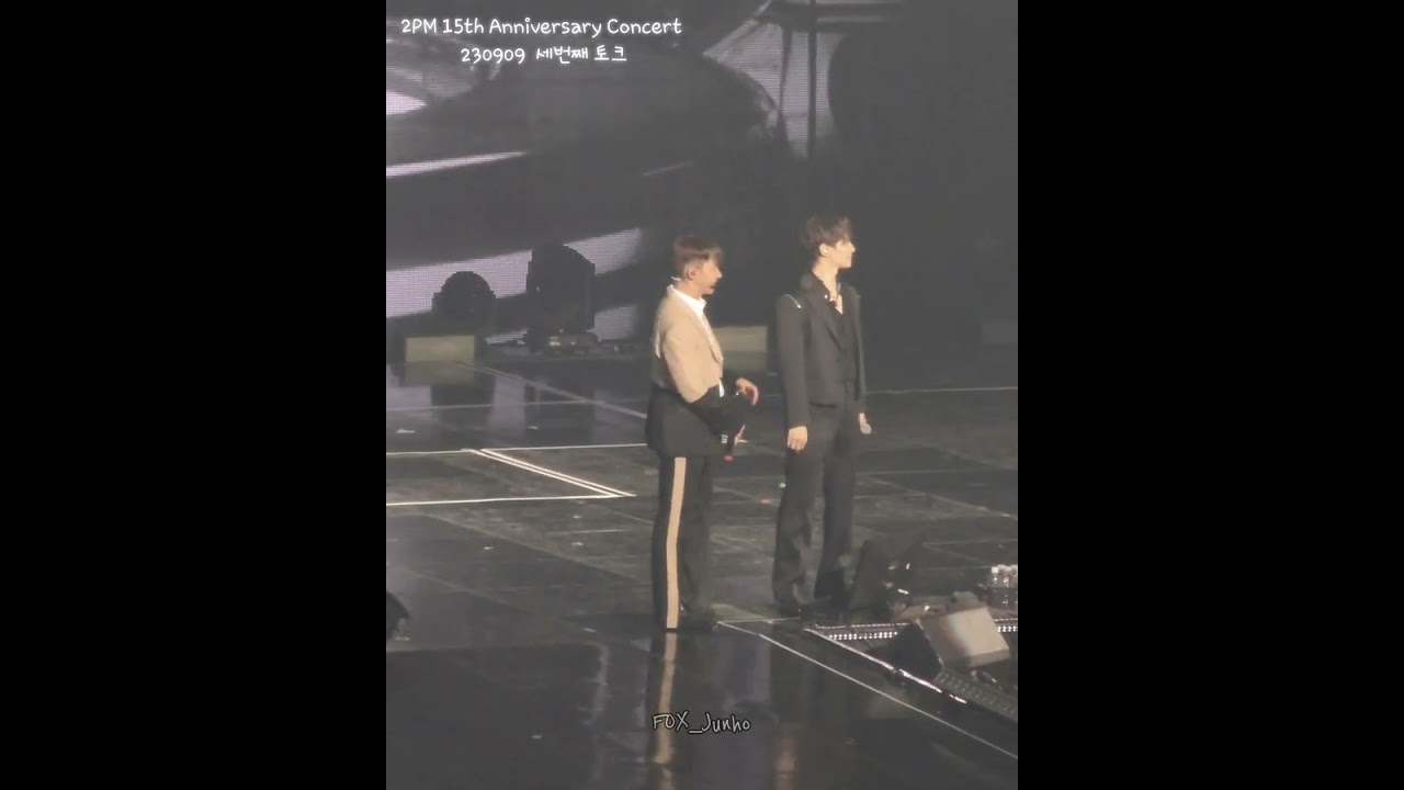 2PM 15th Anniversary Concert  230909 세번째 토크 (준호 Focus)