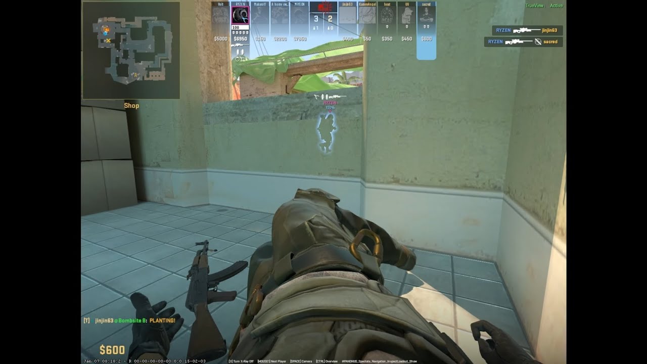 CS2 Mirage | Epic 1v5 AWP clutch 🔥