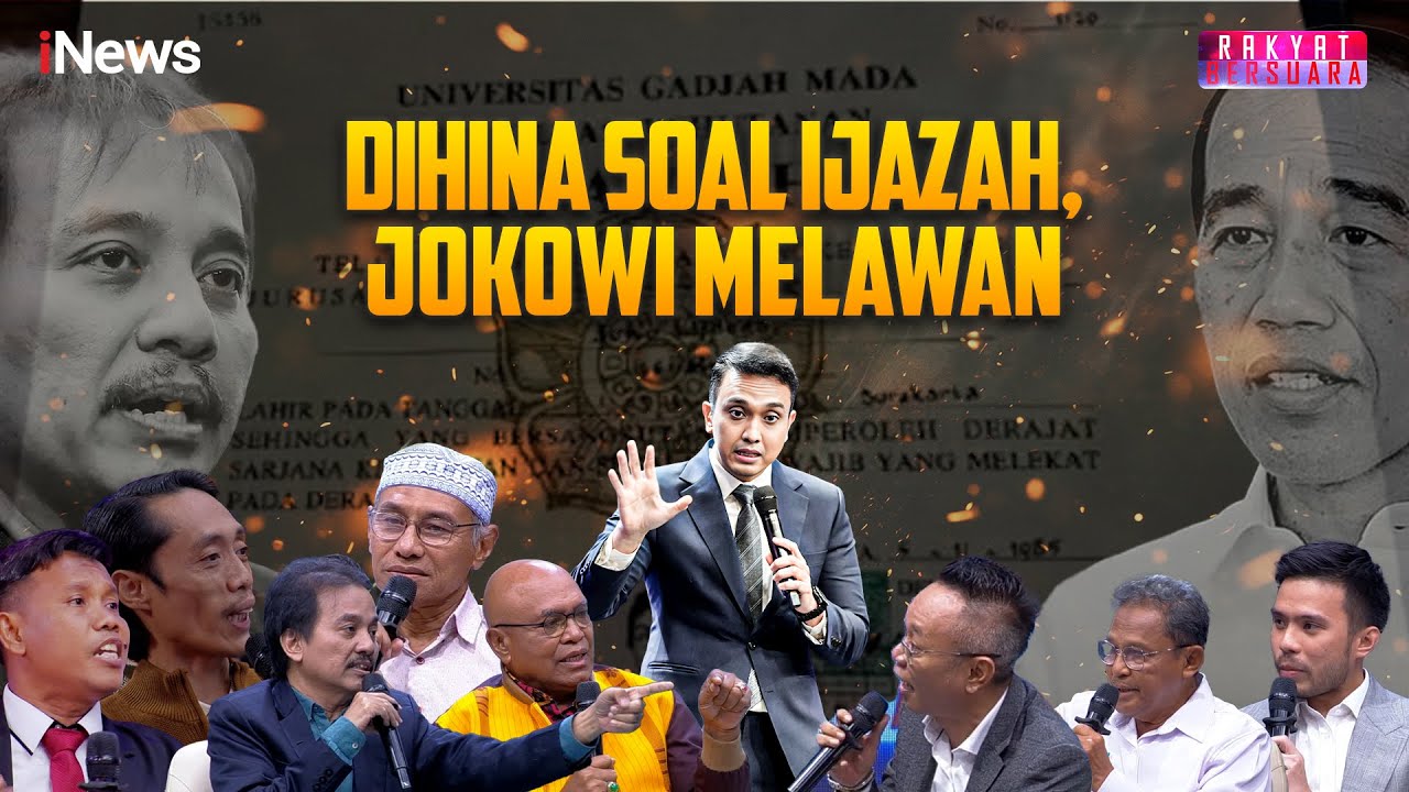 FULL Dihina Soal Ijazah, Jokowi Akhirnya Angkat Suara! | Rakyat Bersuara | 20/05