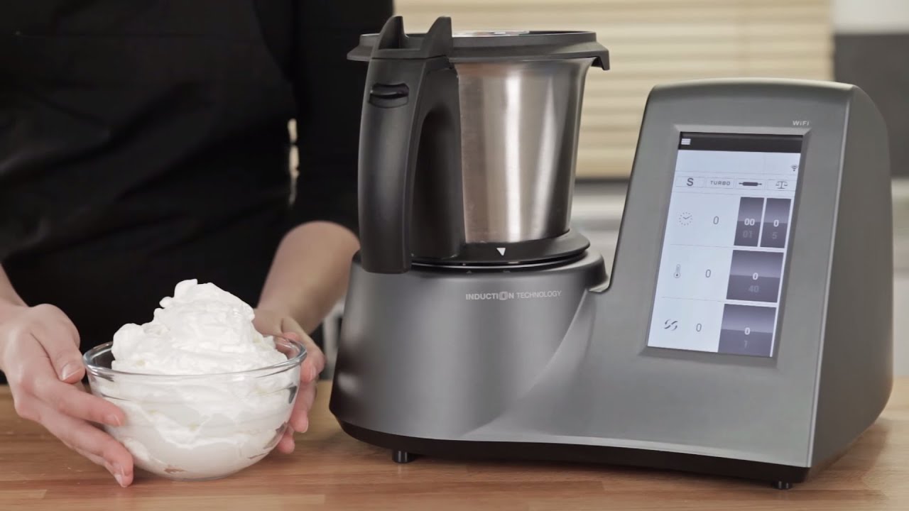 C&oacute;mo montar nata con robot de cocina Mycook Touch #funcionesMycookTouch #robotdecocina #MycookTouch