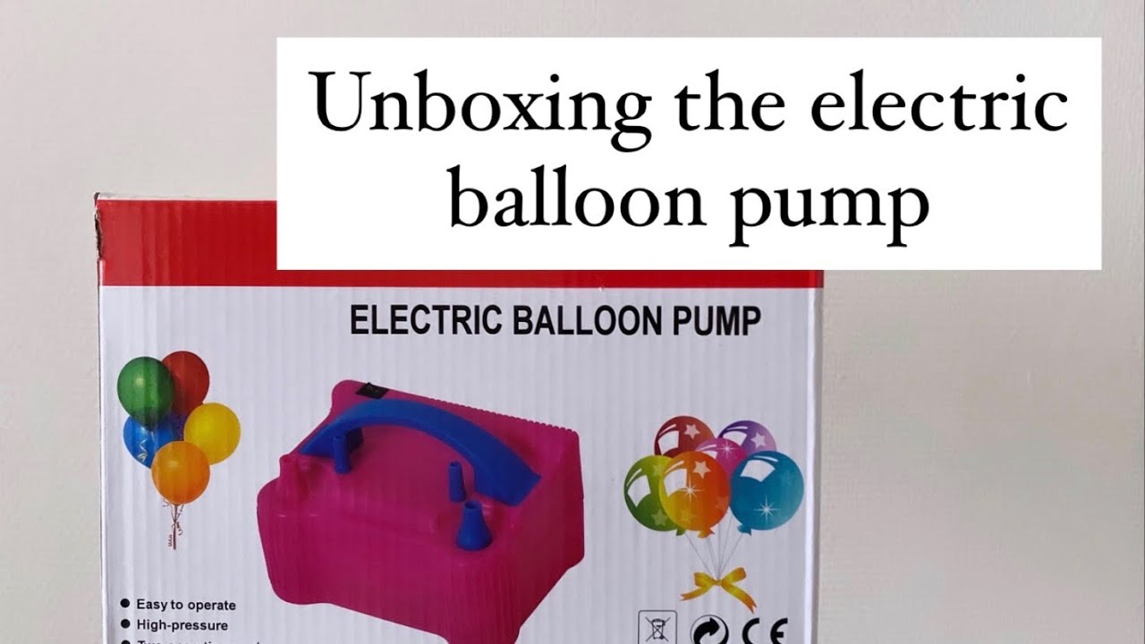 How to use the best electric balloon pump +Unboxing