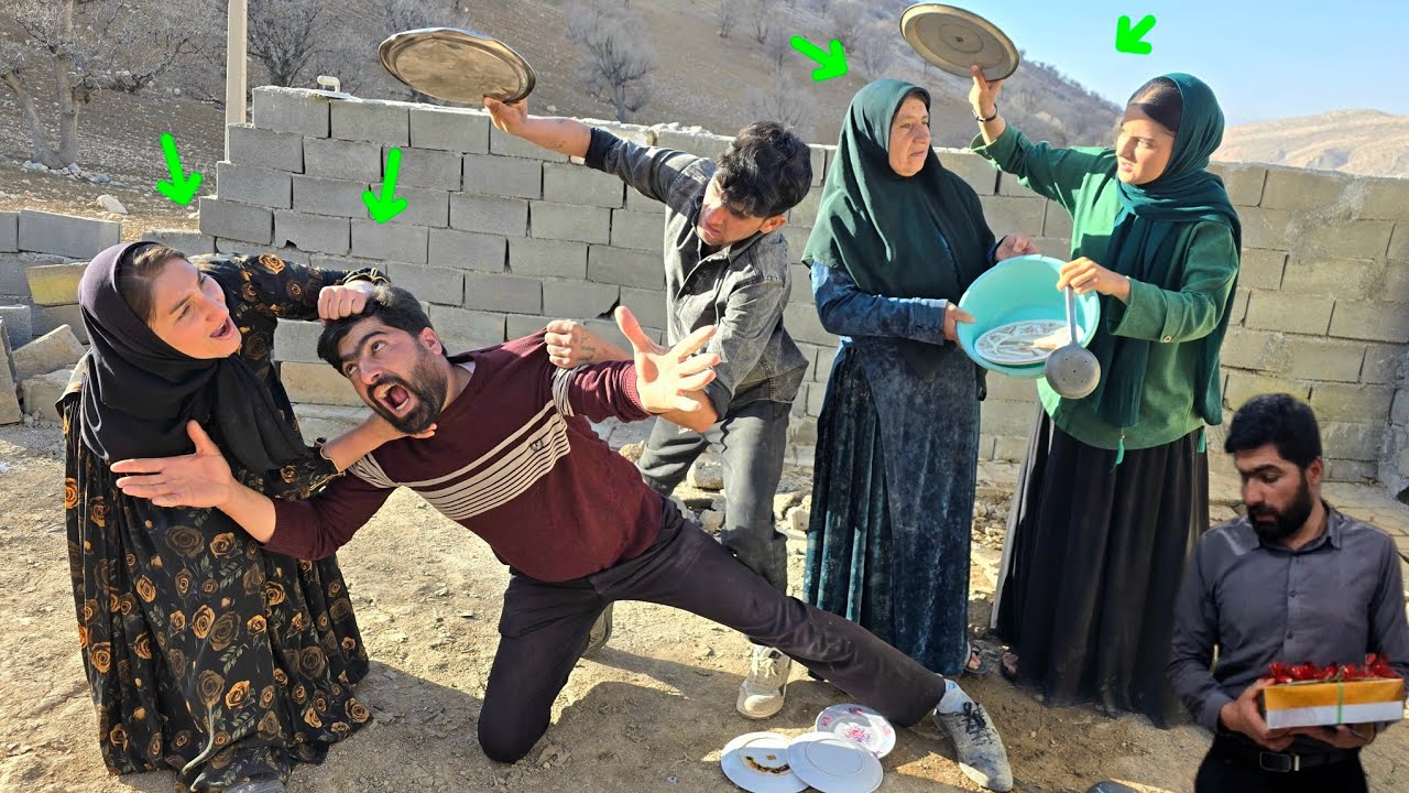 Masoud's Secret Search: Sabotage at Elnaz's House Leads to a Massive Physical Brawl!