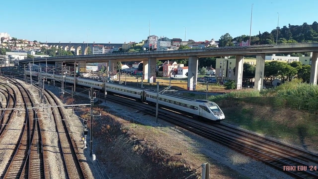 &sup1;&sup3;⁹⁰ 🇵🇹 Lisboa (Sete Rios) 🚆 CP 4000 EMU &bull; CP 2300, 2400 & 3500 EMUs &bull; Fertagus 3500 EMUs