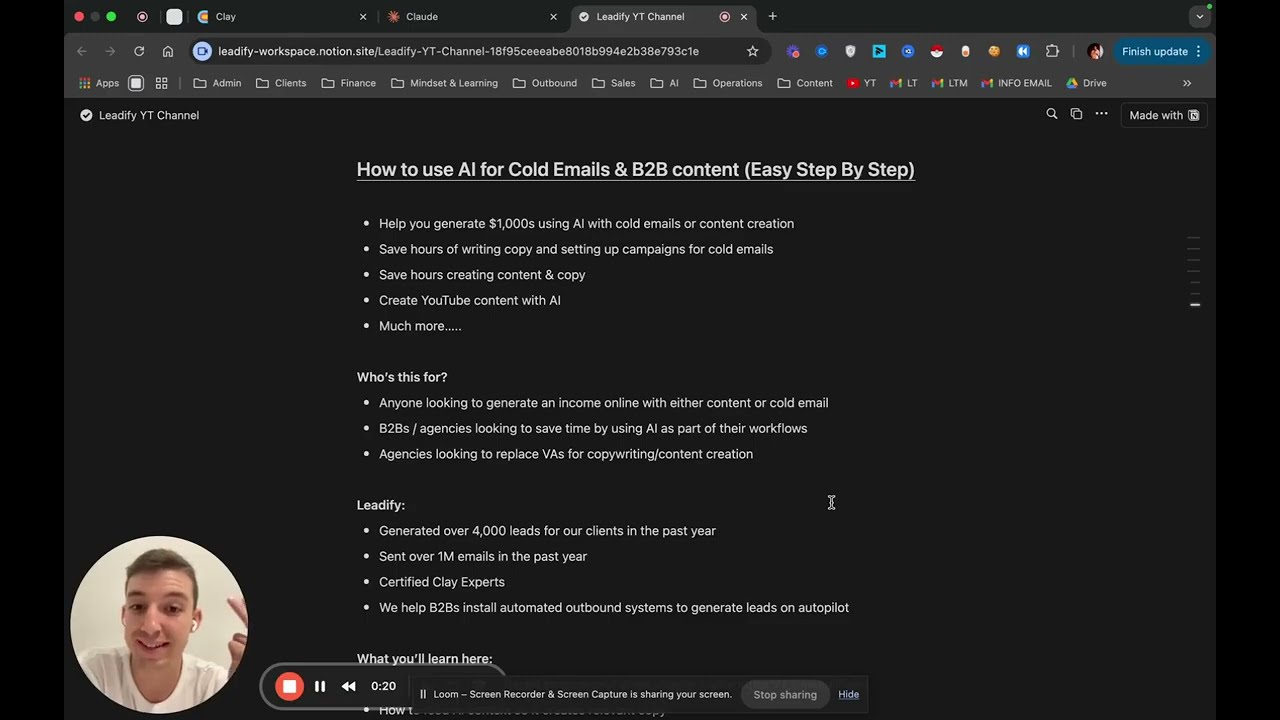 How to use AI for Cold Emails & B2B content (Easy Step By Step)