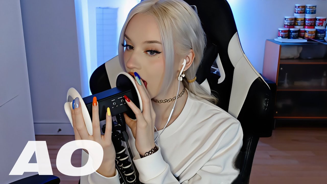 ASMR Ear Licking (3Dio) | veronika 20240516