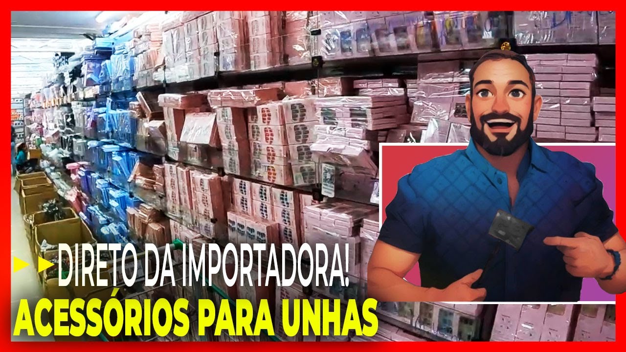 PRODUTOS E ACESSÓRIOS PARA UNHAS! IMPORTADORA 25 DE MARÇO!