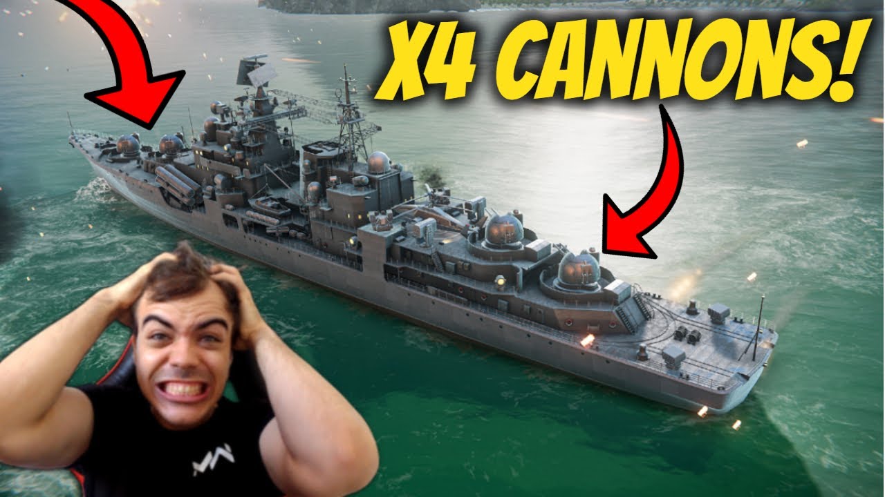 Этот новый военный корабль с 4 пушками сокрушит современные боевые корабли — CN Type 956EM Ningbo.