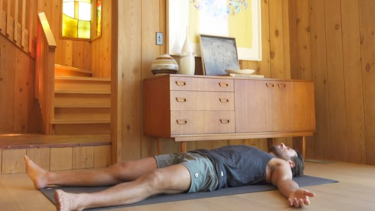 Guided Deep Relaxation Meditation  (Savasana/Corpse Pose) 5 Minutes