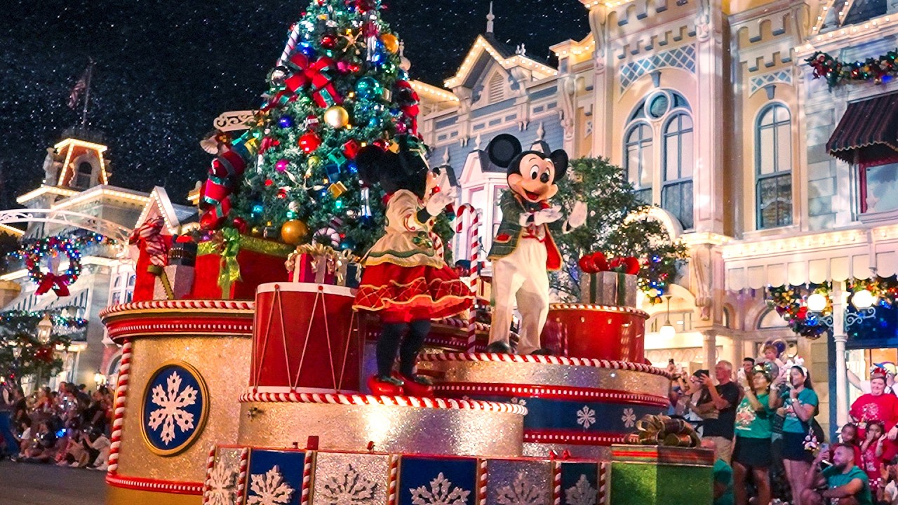NEW Mickey's Once Upon A Christmastime Parade 2024 FULL SHOW - Magic Kingdom [4K POV]