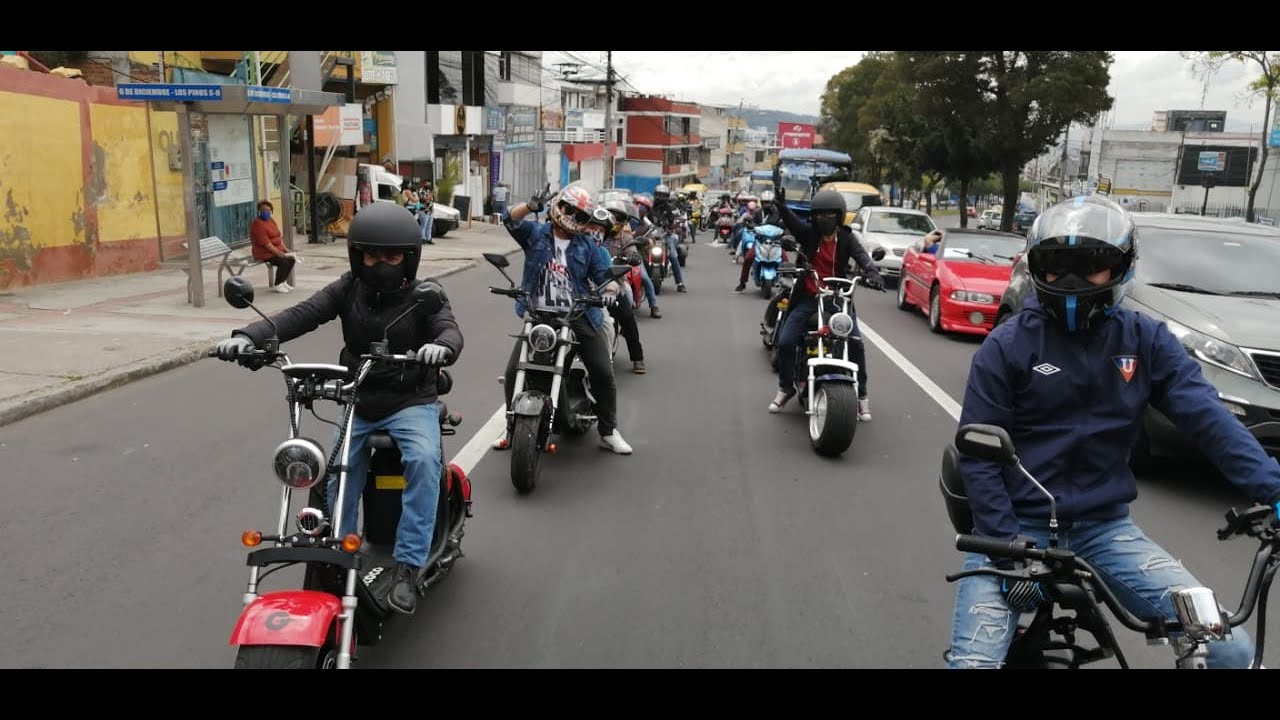 PRIMERA RODADA ELÉCTRICA EN QUITO ECUADOR  - Los mejores scooter y motos eléctricas en acción