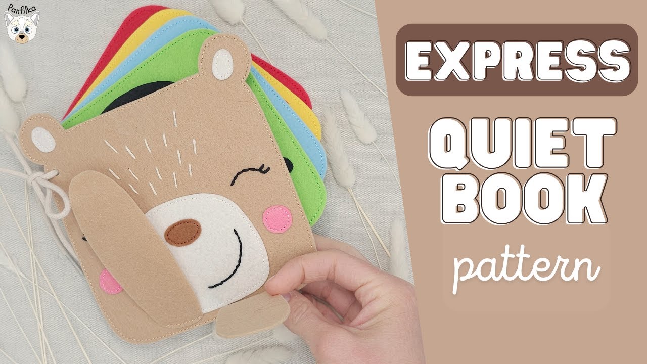 How to Make a Mini Quiet Book in ONE Evening Tutorial