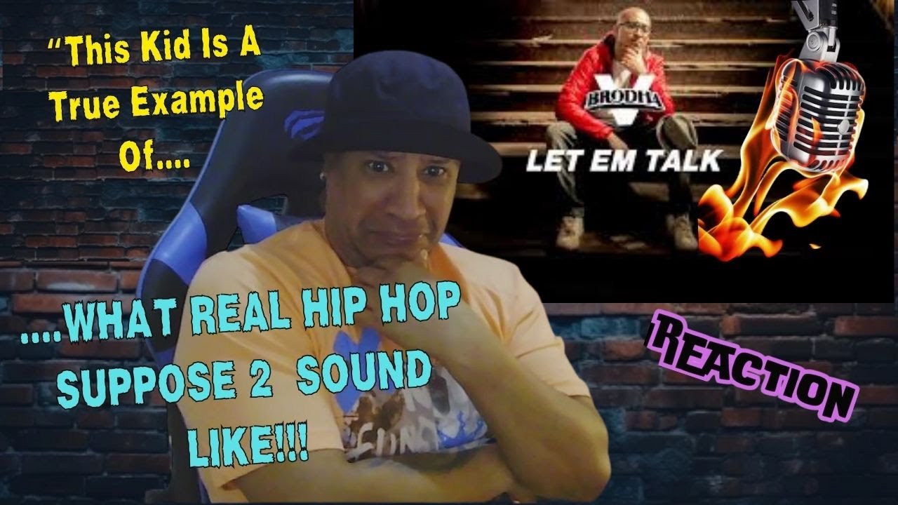 Brodha V -  Let Em Talk MUSIC REACTION