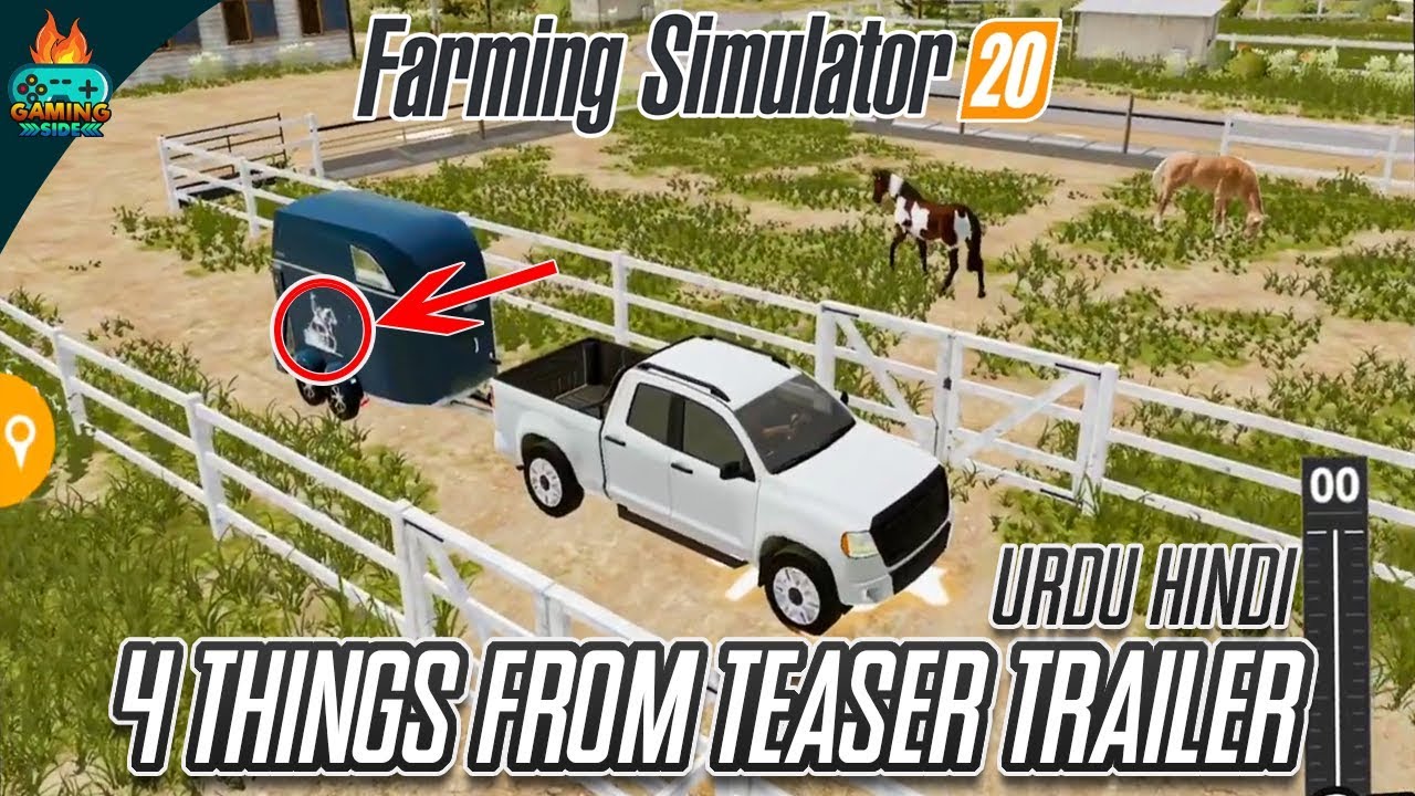 Farming Simulator 20 | 4 Things from Reveal trailer urdu hindi