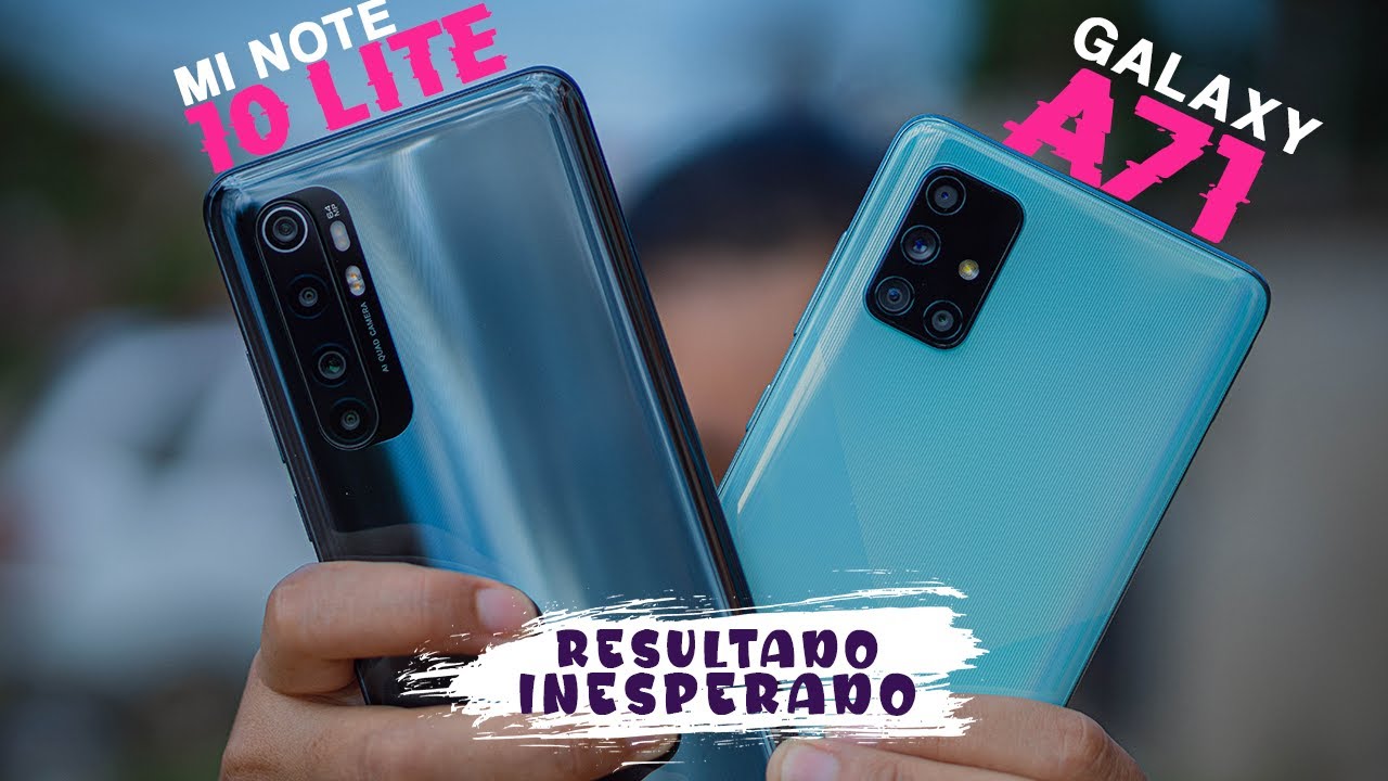 MI NOTE 10 LITE vs GALAXY A71│Mismo PRECIO diferente RENDIMIENTO│Comparamos TODO😱😱