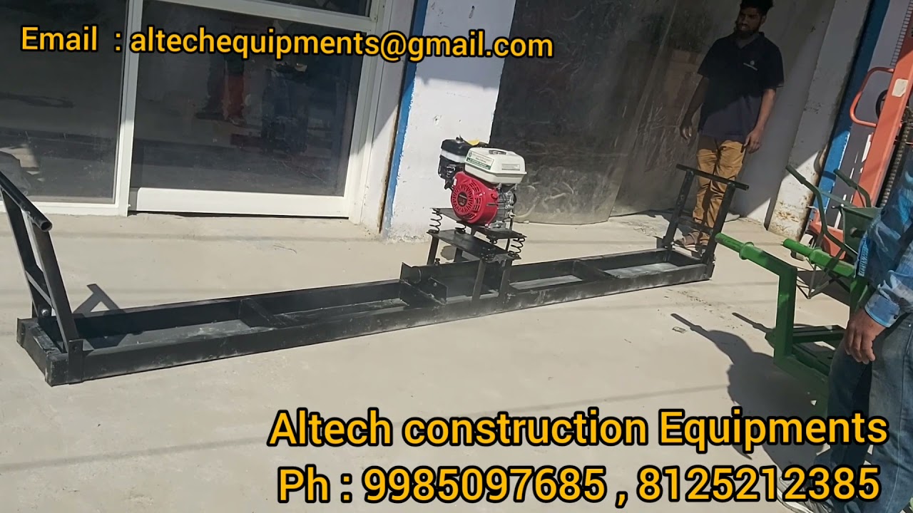 Honda Screed Vibrator#concrete screed vibrator#finishing screed#altech construction equipments.