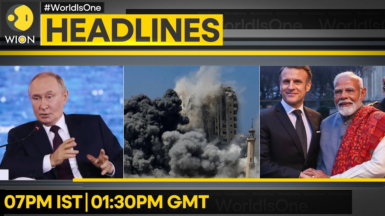 PM Modi, Macron Discuss Ukraine War | Putin Calls For New Rocket Engines | WION HEADLINES