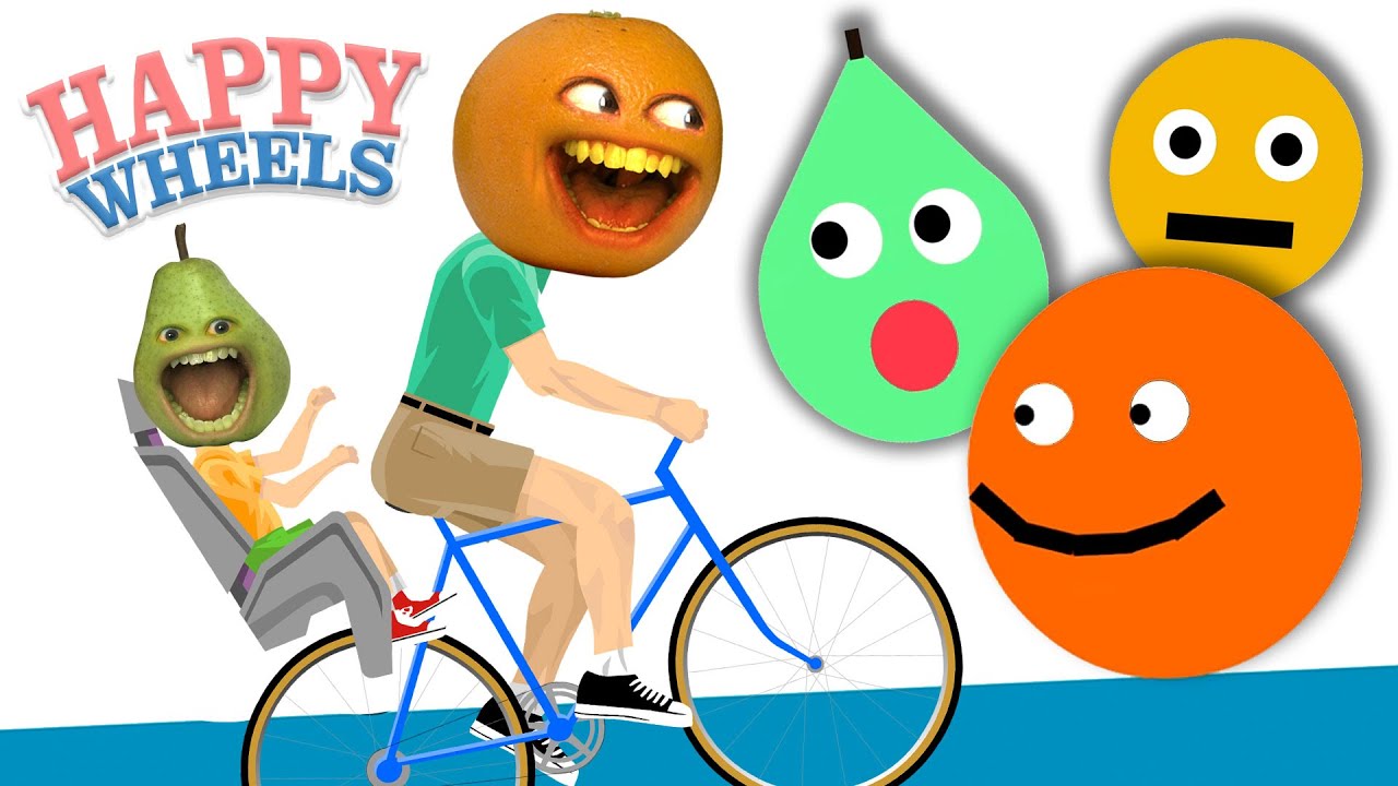 Раздражающие оранжевые уровни Happy Wheels!! (Supercut)
