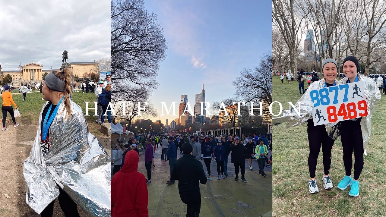 running my first half marathon!! Philly Love Run