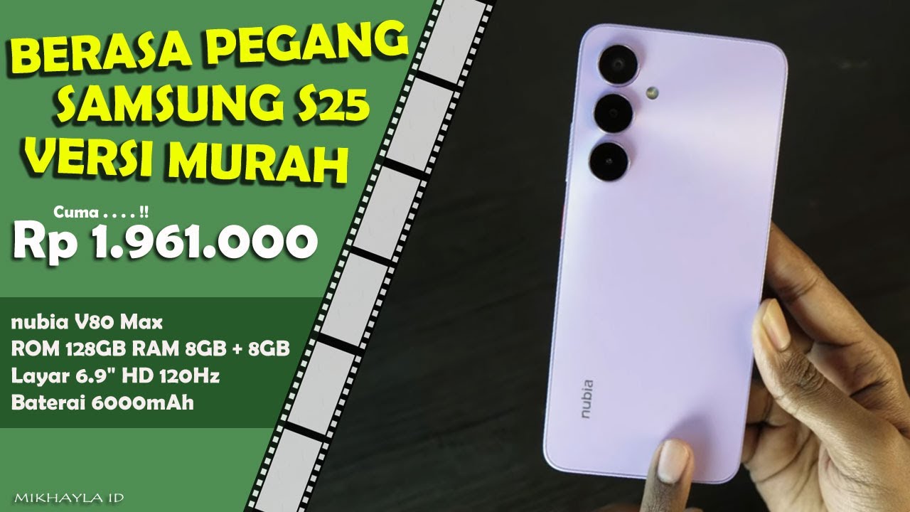 INOVASI GILA ‼️ BARU SAJA RILIS - NUBIA V80 MAX UPGRADENYA MAKIN BERASA DI TAHUN 2026