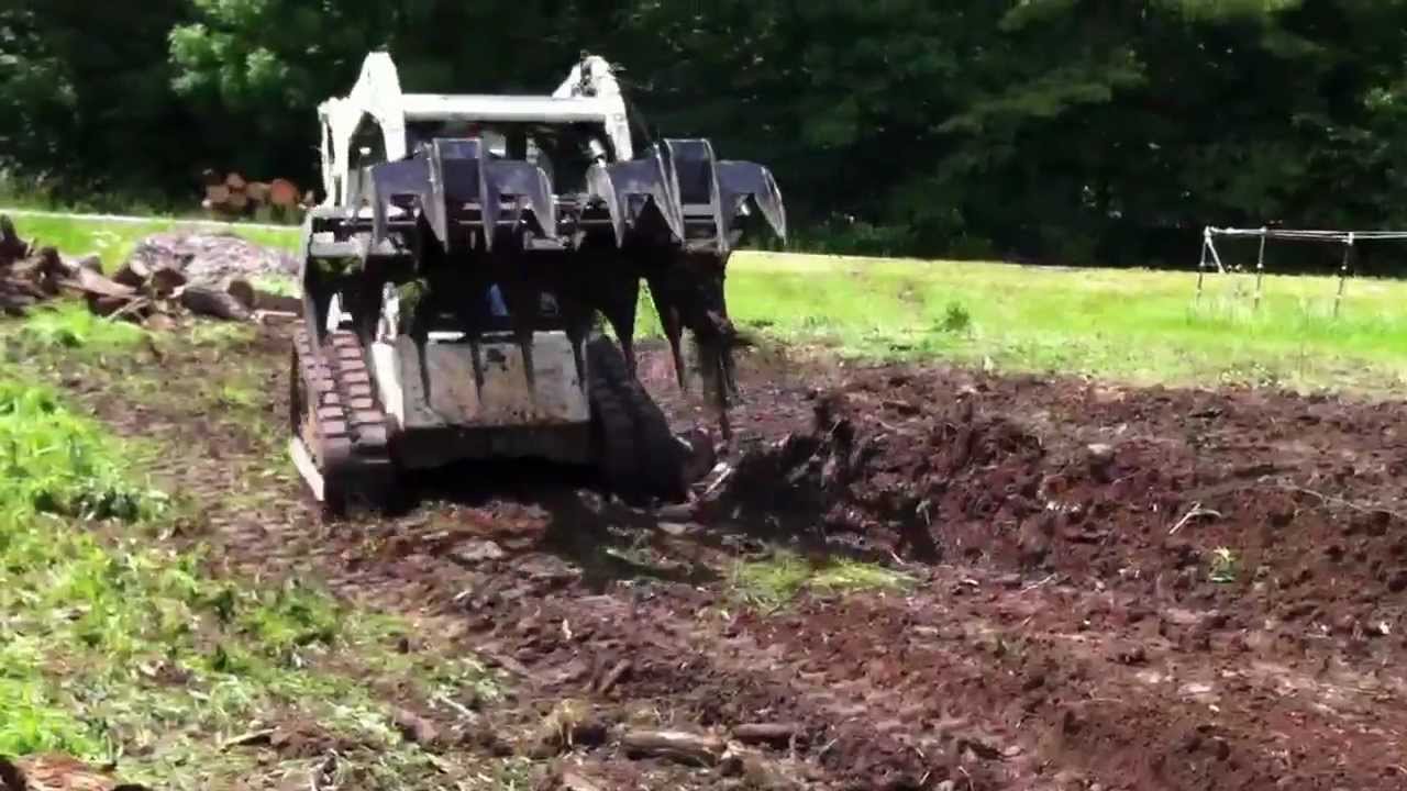 Bobcat T190 Grapple - Fast Clean-Up