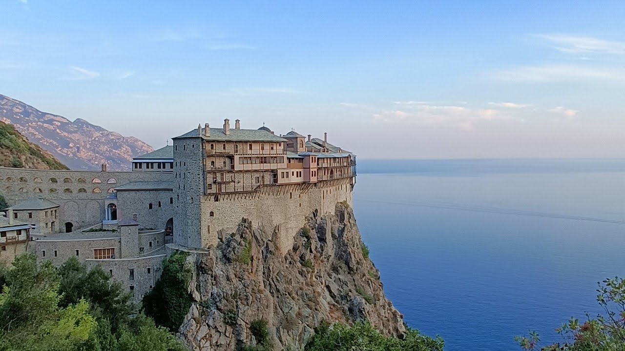 Монастырь Си́мона Пе́тра! Святая гора Афон!!! Μονή Σίμωνος Πέτρας.