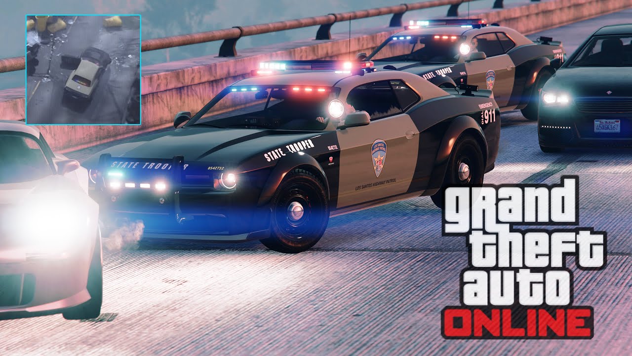 How to MAKE a Florida Highway Patrol Challenger in GTA Online! (Gauntlet Interceptor Police Unit)