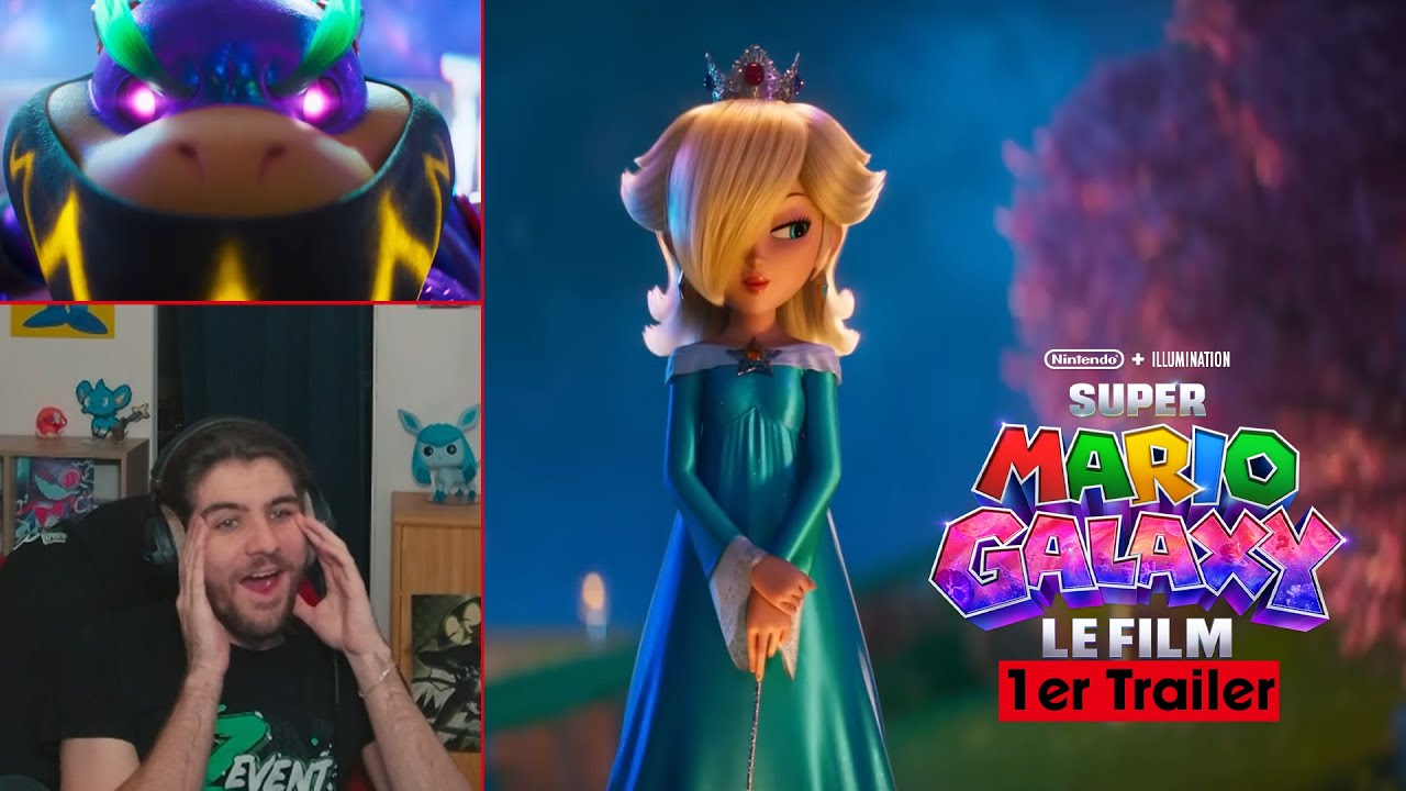 On react au 1er trailer du film Super Mario Galaxy !!!