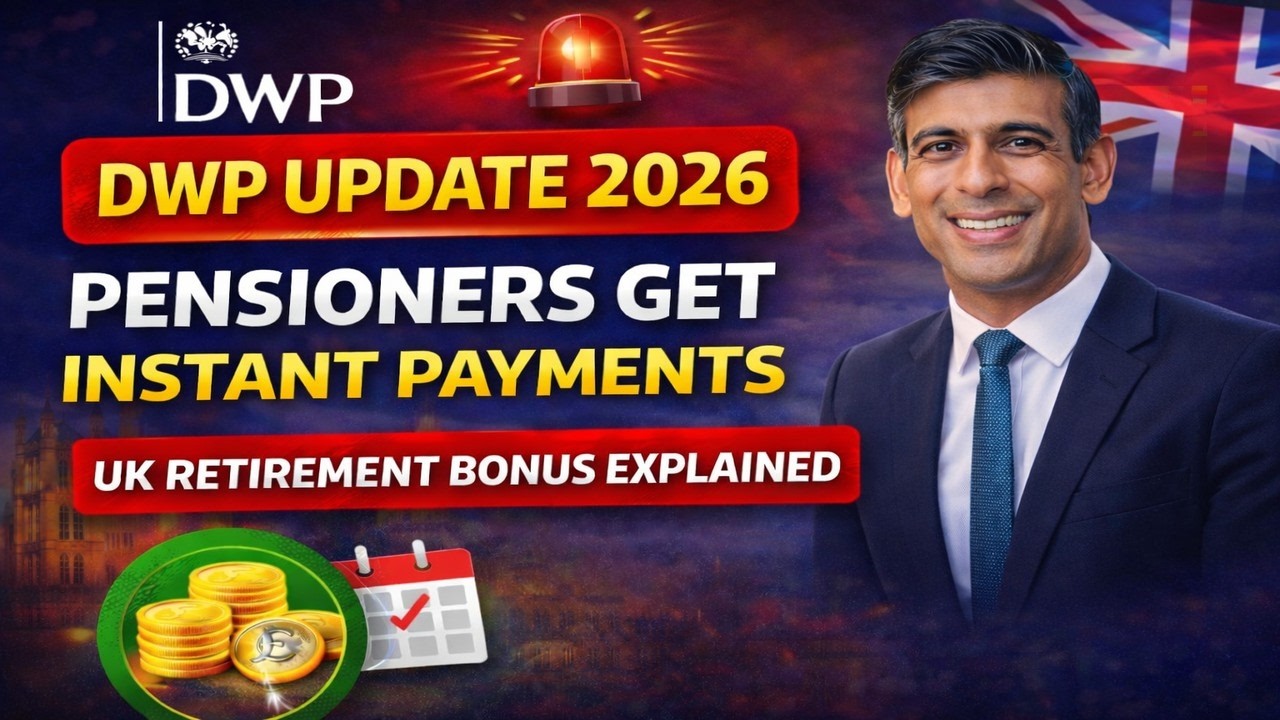 🚨 DWP Update 2026 💷 &ndash; Pensioners Get Instant Payments | Retirement Bonus Explained!