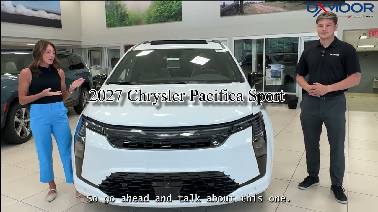 Meet the all-new 2027 Chrysler Pacifica Sport, For Sale in Louisville KY at Oxmoor Chrysler.