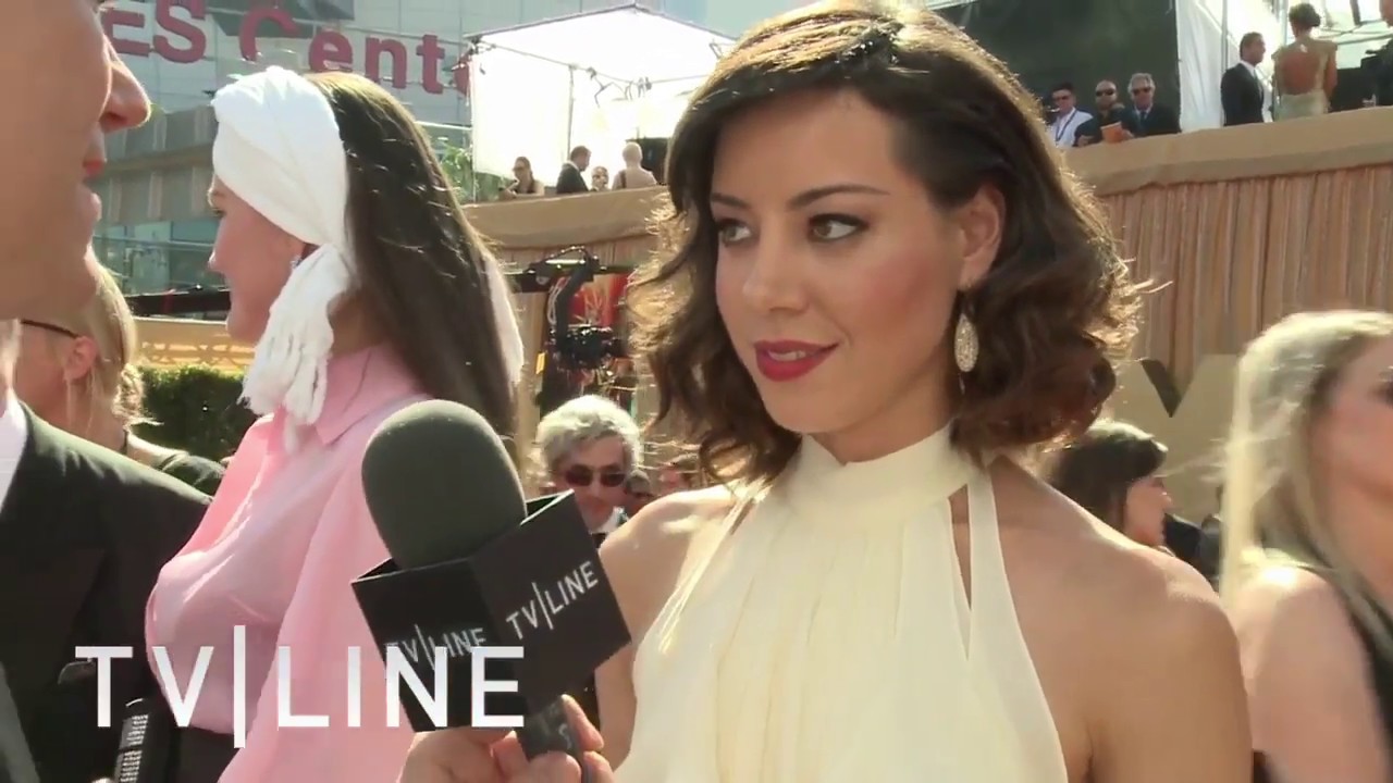 Aubrey Plaza Michael Ausiello Interview Compilation