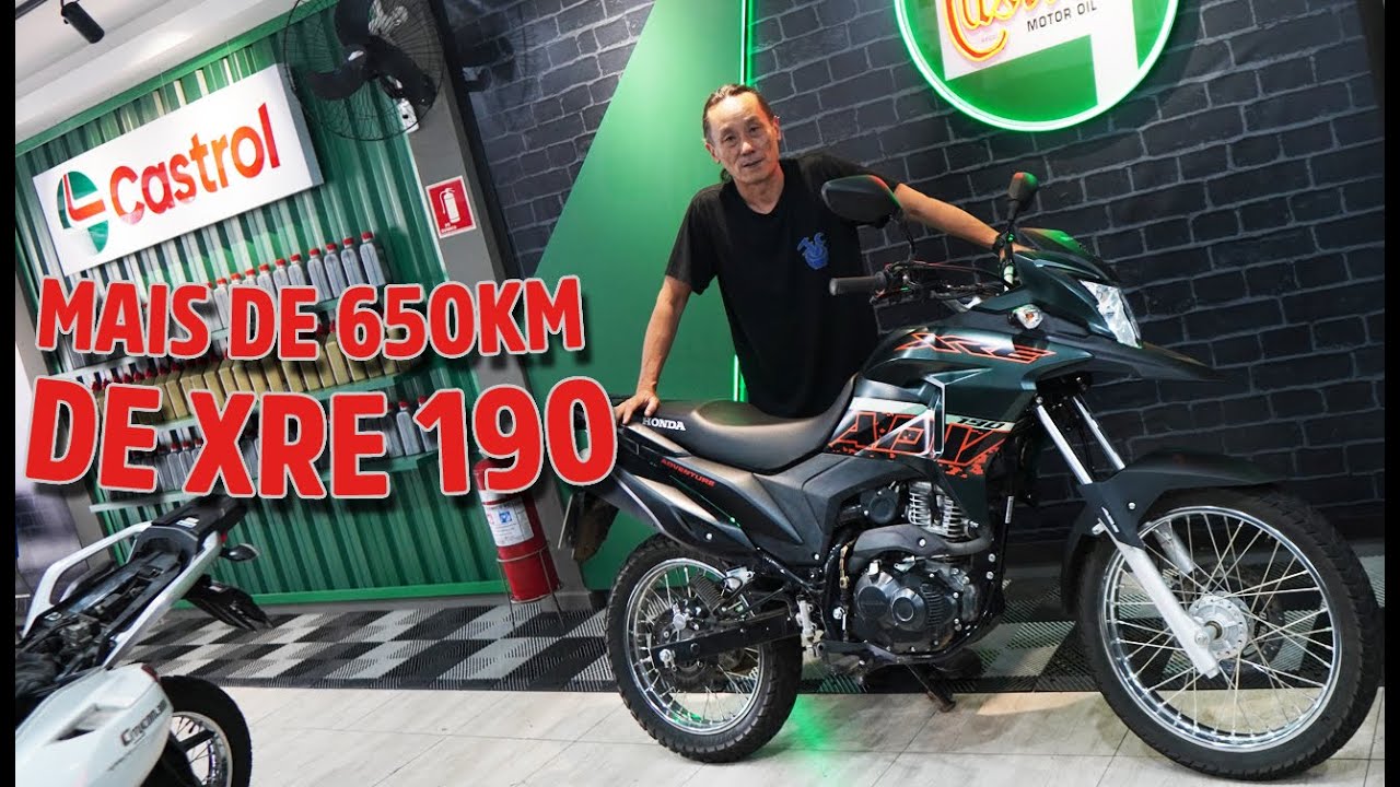 MAIS DE 650KM RODADOS DE XRE 190 2024!