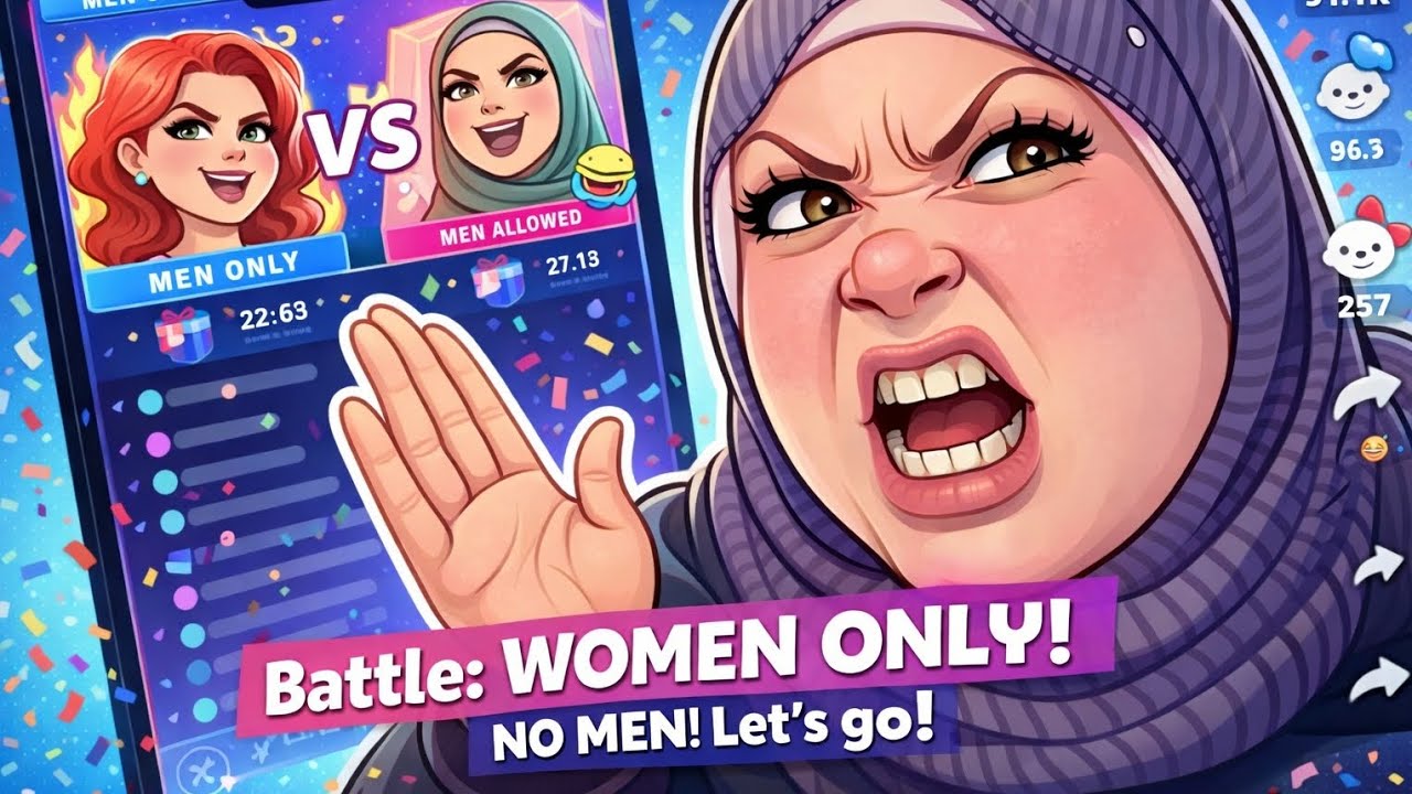 Foodie Beauty women only battles on Tiktok because Salah comes in the chat