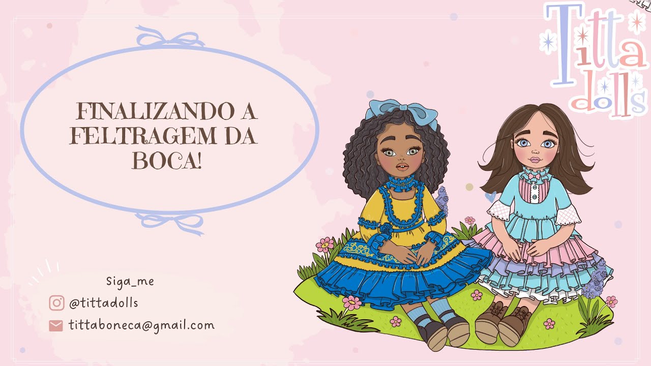 FINALIZANDO A FELTRAGEM DA BOCA!