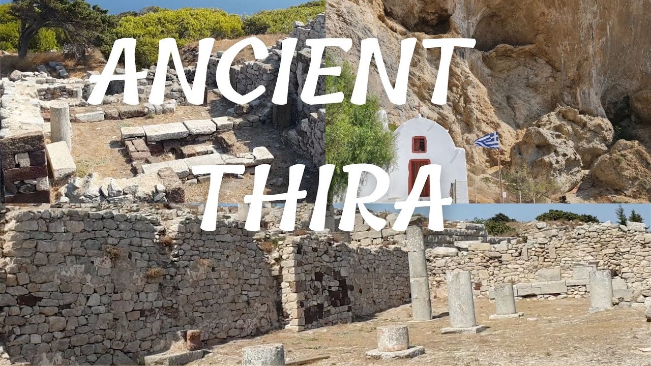A hike to Ancient City of Thira from Perissa, Santorini 2021 Travel Vlog
