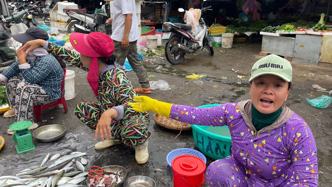 Hai Cô Bán Cá Nhiều Niềm Vui | Cập Nhật Chợ Vĩnh Hải Nha Trang