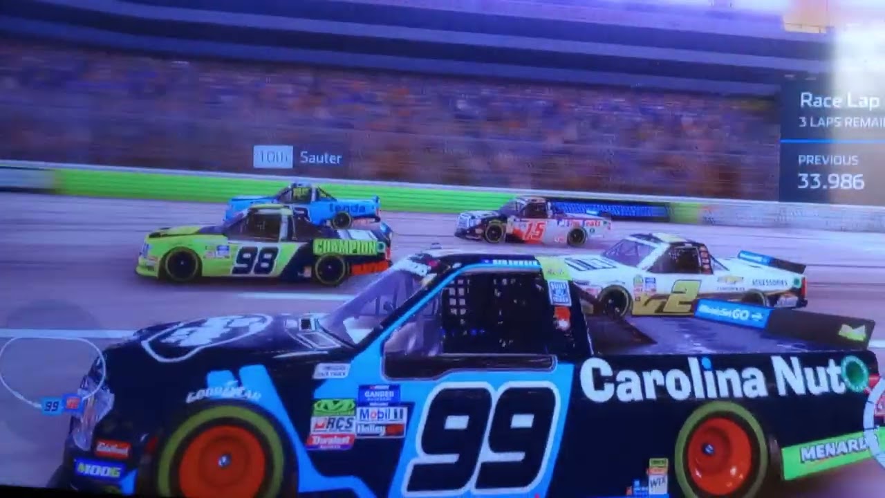 NASCAR heat 4 ps4 ben rhodes 99 gander outdoors truck series season part 1 1/5/26