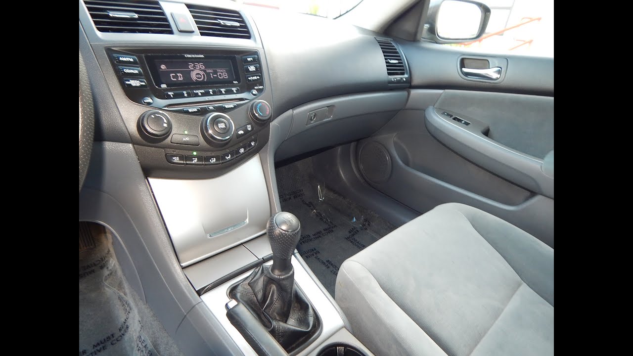 2003 Honda Accord EX with 5 speed manual TEST DRIVE video review