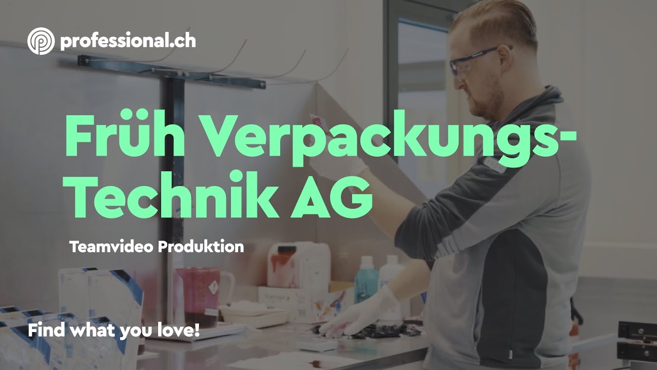 Arbeite in der Produktion bei der Fr&uuml;h Verpackungstechnik AG | professional.ch