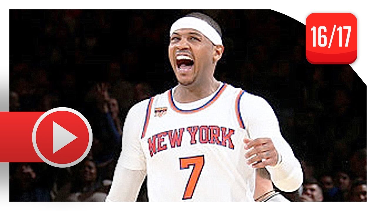 Carmelo Anthony Full Highlights vs Pacers (2016.12.20) - 35 Pts, SICK Shooting!
