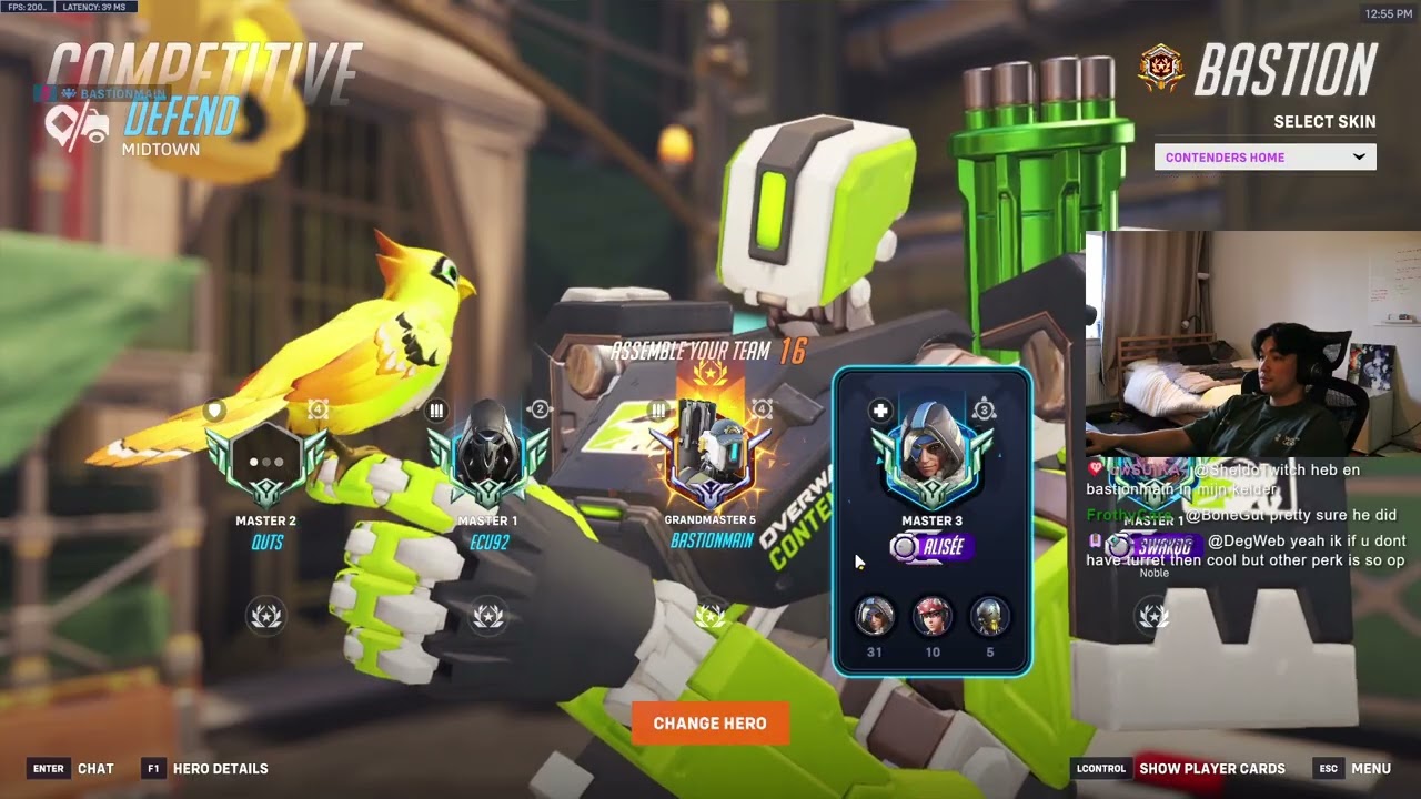 Более 5000 часов игрового процесса Bastion! BASTIONMAIN BASTION OVERWATCH 2 TOP 500 СЕЗОН 19