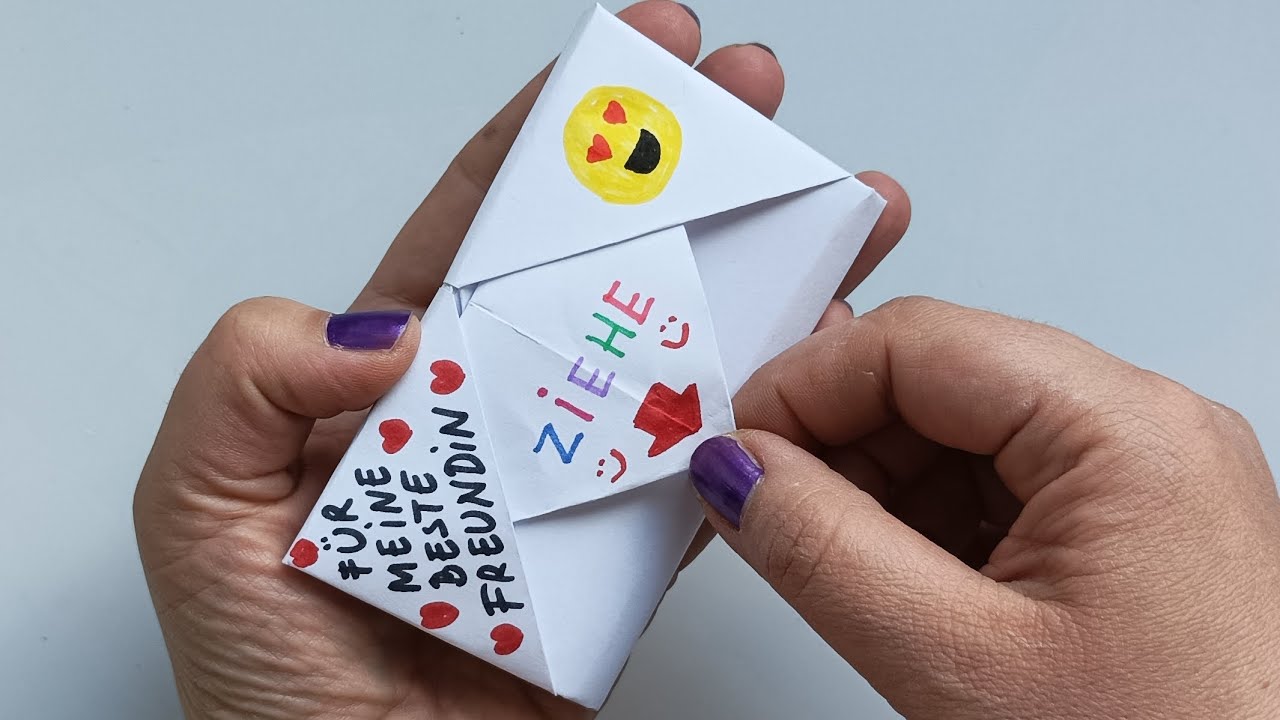 DIY &Uuml;berraschungskarte basteln f&uuml;r die beste Freundin💖Coole Geschenkidee f&uuml;r die Bestie