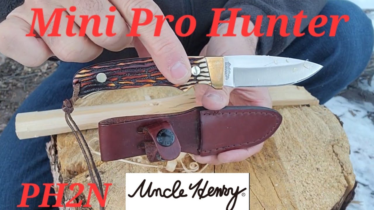 Uncle Henry PH2N Mini Pro Hunter Knife Review. Hunting Knife.