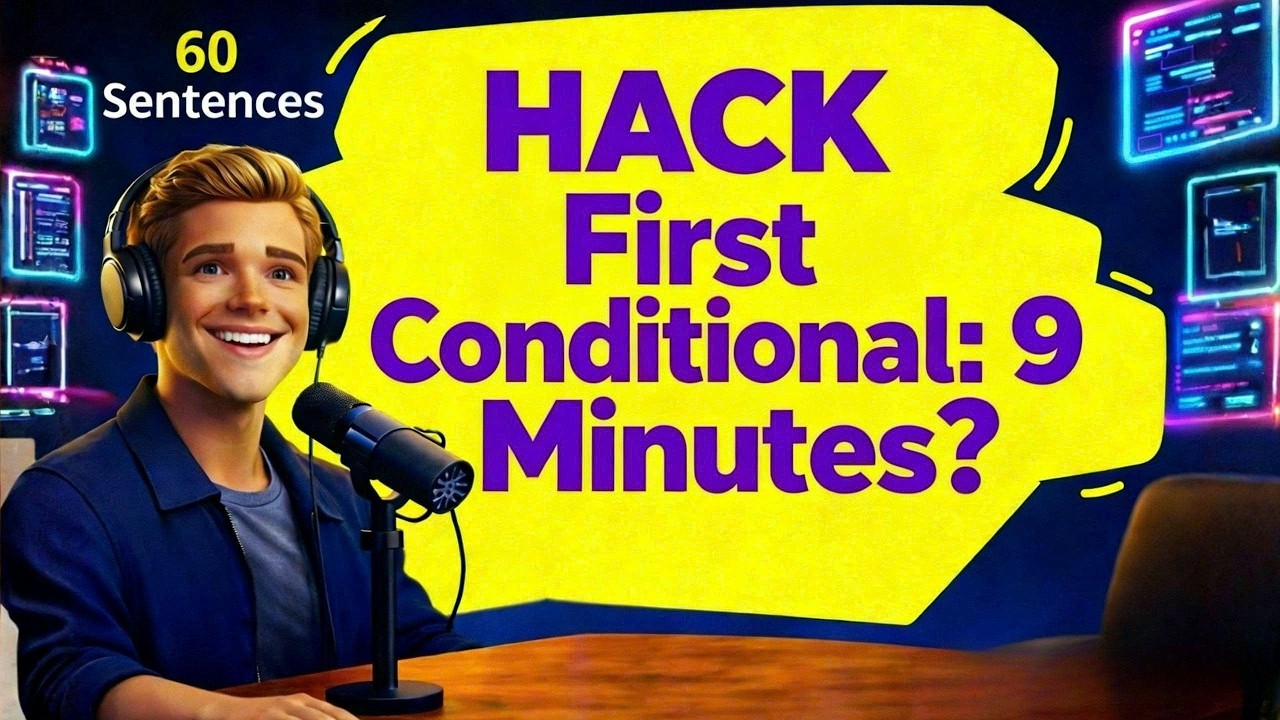 How to HACK the First Conditional Sentences in 9 Minutes – 60 Useful Sentences for Fluency