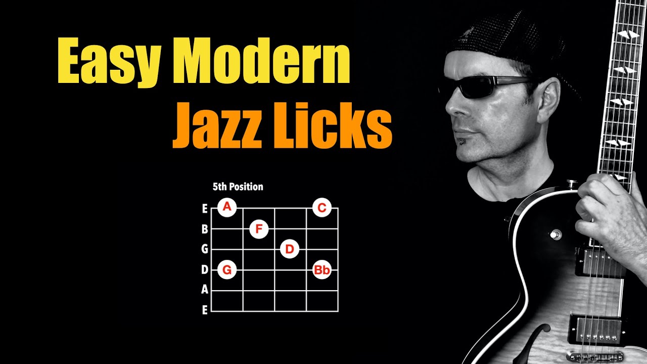 Easy Modern Jazz Licks - Step by Step - Achim Kohl - Jazz Guitar