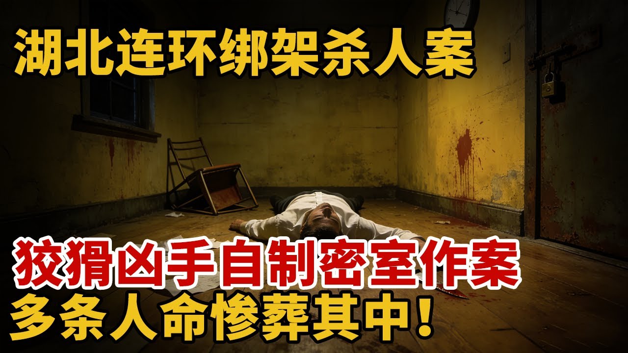 骇人听闻！湖北连环绑架杀人案！凶手自制密室作案，狡猾至极，多条人命惨葬其中！【中国10年大案回顾】