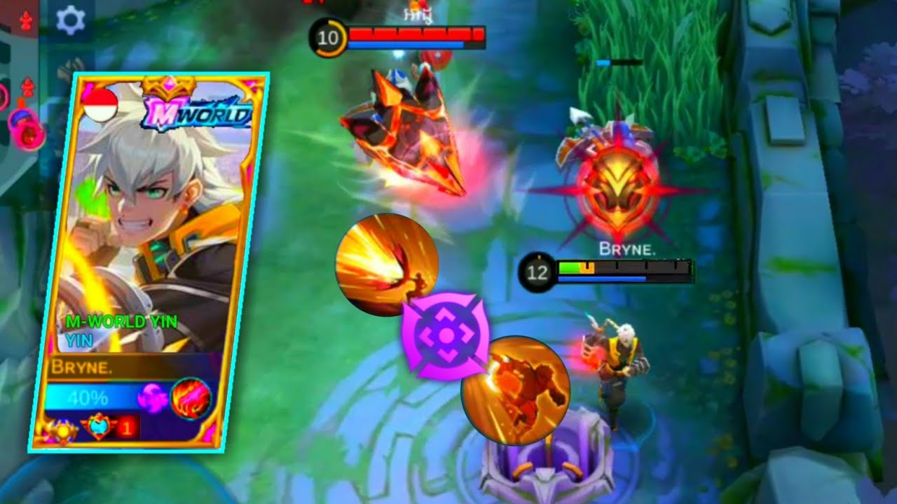 M-WORLD Yin MONTAGE 22 - Outplay/Immune/Freestyle/damage | MLBB Bryne