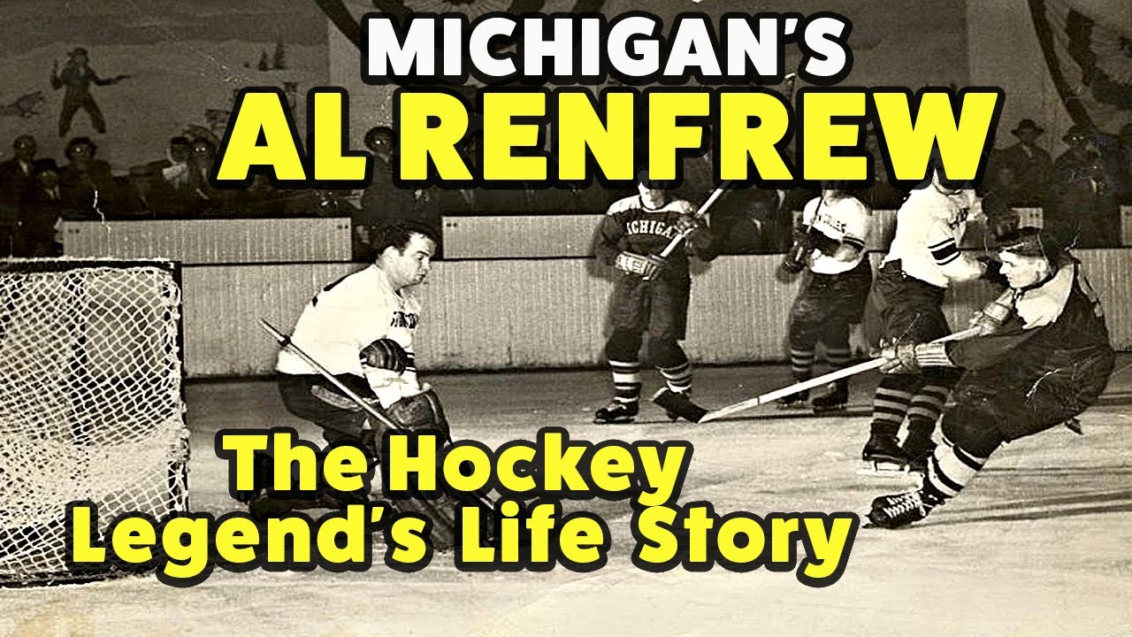 Al Renfrew: Backyard Chat as UM Hockey Star,  Hockey Coach & Ticket Manager