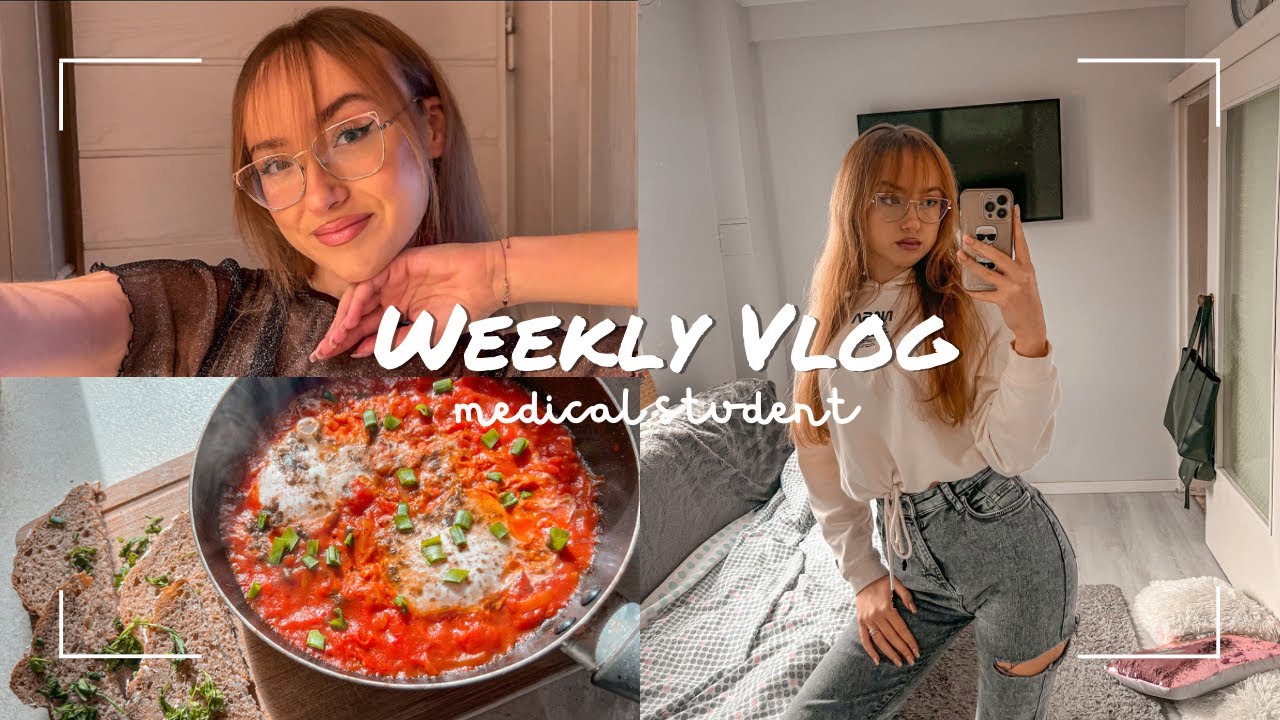 Weekly vlog | co jem w ciągu dnia, dużo nauki || NaShy